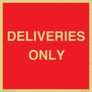 DELIVERIES ONLY